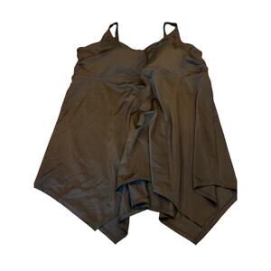 Swim365 swimsuits for all women’s swim tankini size 28 black no wire